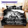 Name Individuell Adele Muster Bettwäsche Set Bettbezug Kissenbezug Heimdeko Geschenk (1 Bettbezug + 2 Kissenbezüge, ohne Füllung)