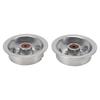 3.50 4 Rear Wheel Rim with 600RS Bearing 4 Inch Aluminum Alloy High Torsion Proof Sturdy for Electric Scooter Tiller
