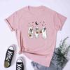 Retro Floral Ghost Squad TShirt Retro Unisex Spooky Season Fall Tee Botanical Cottagecore Haunted Garden Halloween Gift