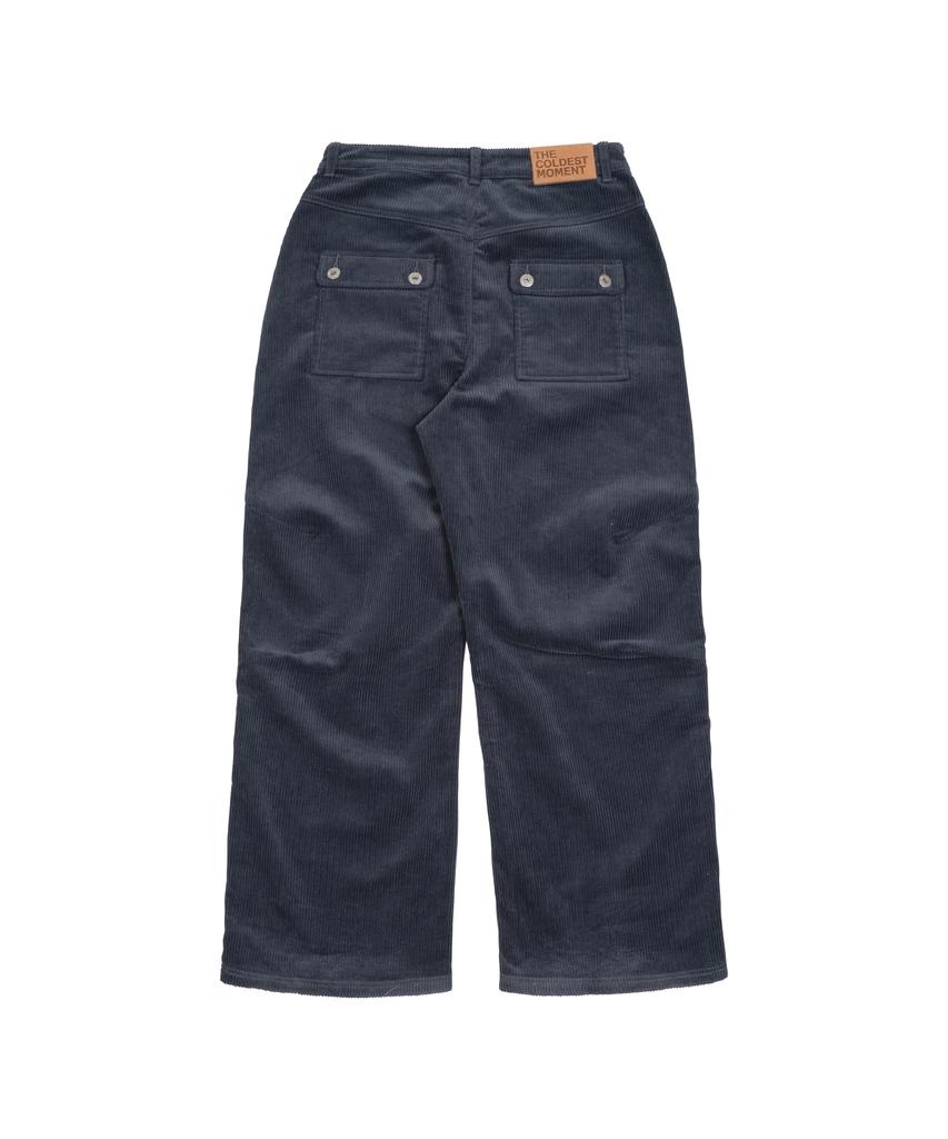 THE COLDEST MOMENT Tcm Mini Logo Corduroy Pants (Navy)