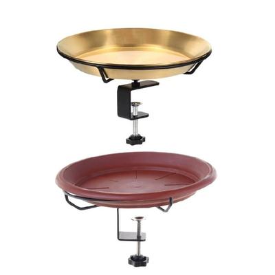 Bird Feeding Bath Tub Bath Station Feeding Place for Garden Backyard Outdoor Wildbird Observation Perch Feeder