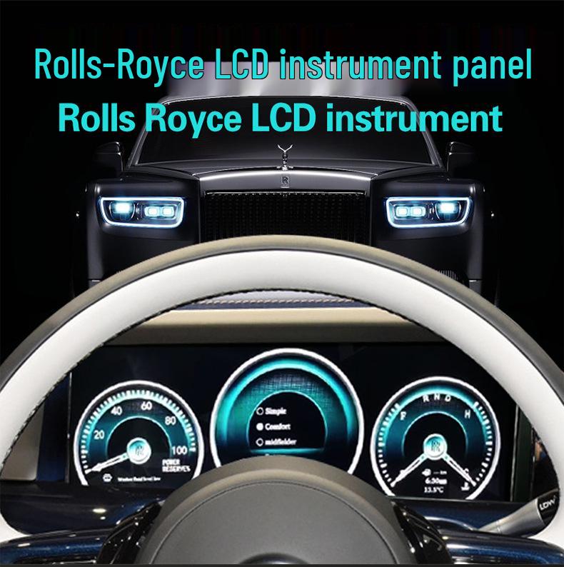 Rolls-Royce In-Car LCD Digital Dashboard Speedometer Display