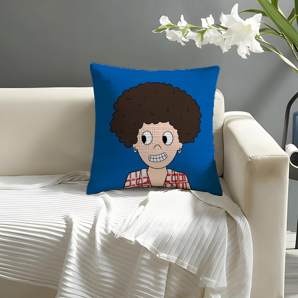 

Anime Cute PPop ManS Pillow Case Natural Linen Organic Fabric DoubleSided Printing Sofa Home Decor Cushion Cover 30X30cm