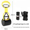 Long Handle Jaw Clamp Poop Scooper Heavy Duty Pet Waste Grabber Foldable Portable for Dogs Puppies Cats No Bend Tool