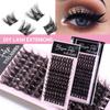 Large Capacity Single Tuft Hair Segmented False Eyelashes Natural Thick Eyelashes
