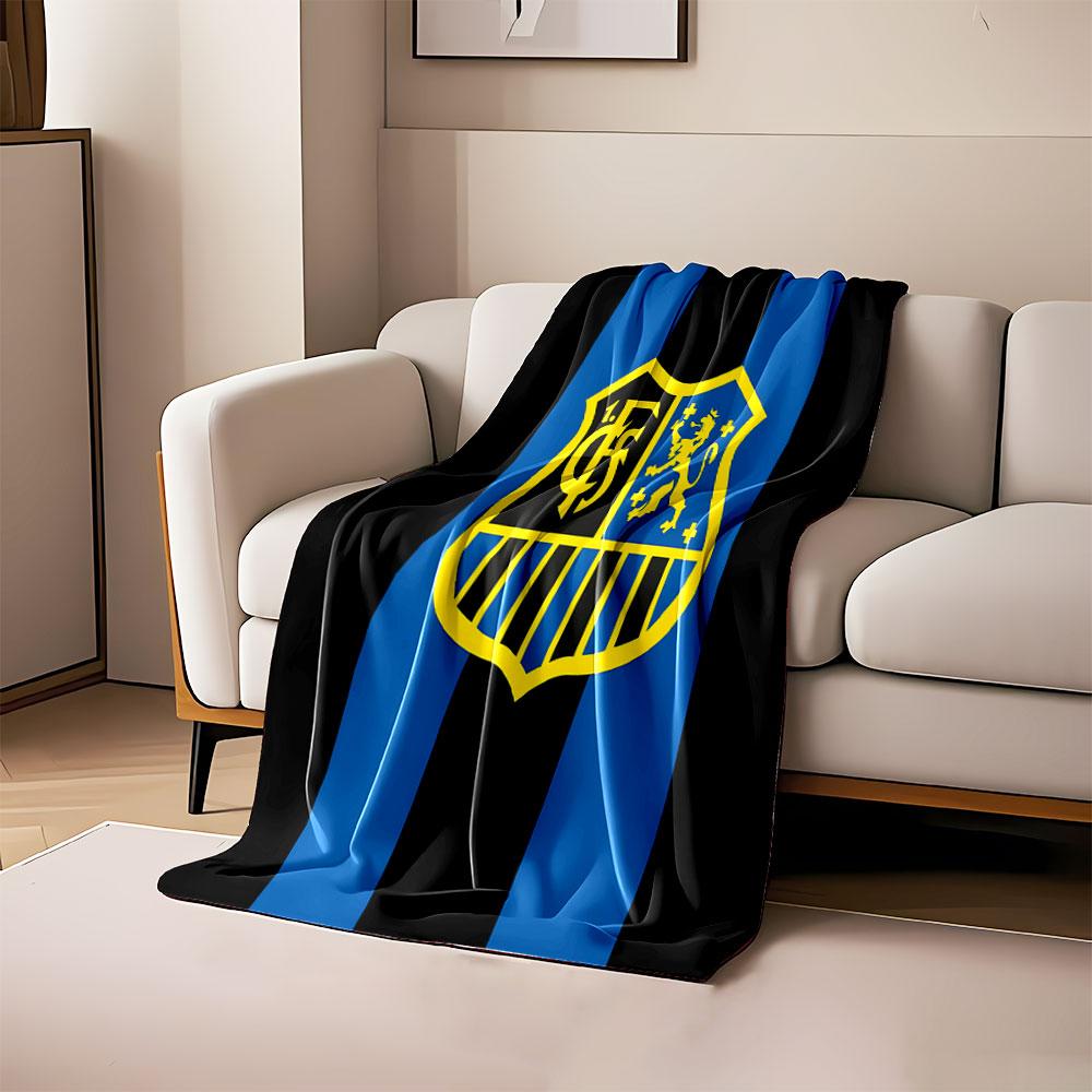 Yellow Lion and Crest Blanket Design print blanket soft and cozy perfect for the living room bed sofa or a nap,gift