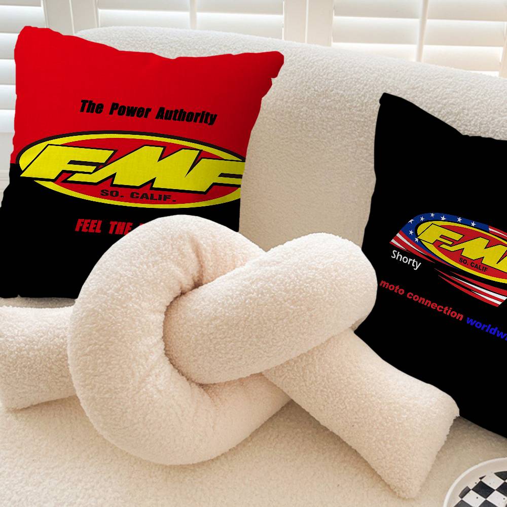 Fmf Racing Logo Personalized Pillow Cover Kids Bedroom Wild Party Decor Pillowcase Kid Birthday Shower Gift