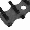600D Nylon Adjustable Archery Arm Guard Protective Gear for Recurve Shooting Bow (Black)