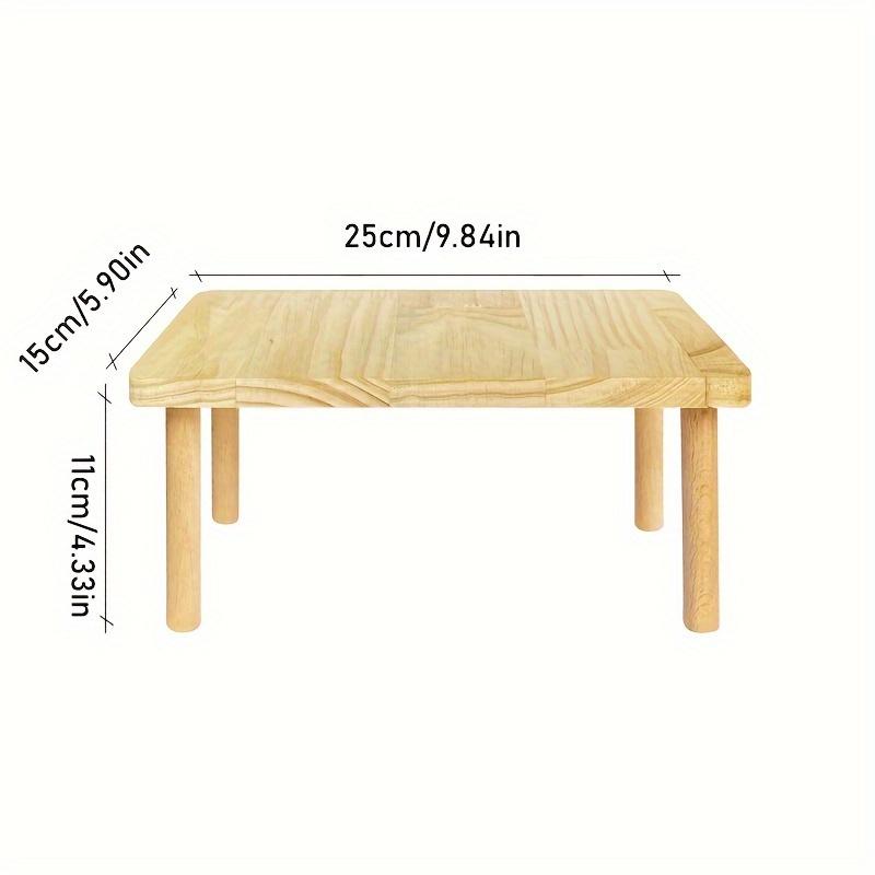 1pc Hamster Wooden Aquascape Platform Solid Wood Table Toy, Wooden Attic Jumping Platform Dodge Diy Aquascape Supplies