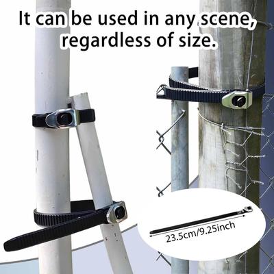 Ratcheting Cable Tie with Buckle Adjustable Locking Strap Ratchet Zip for Garage Gardening