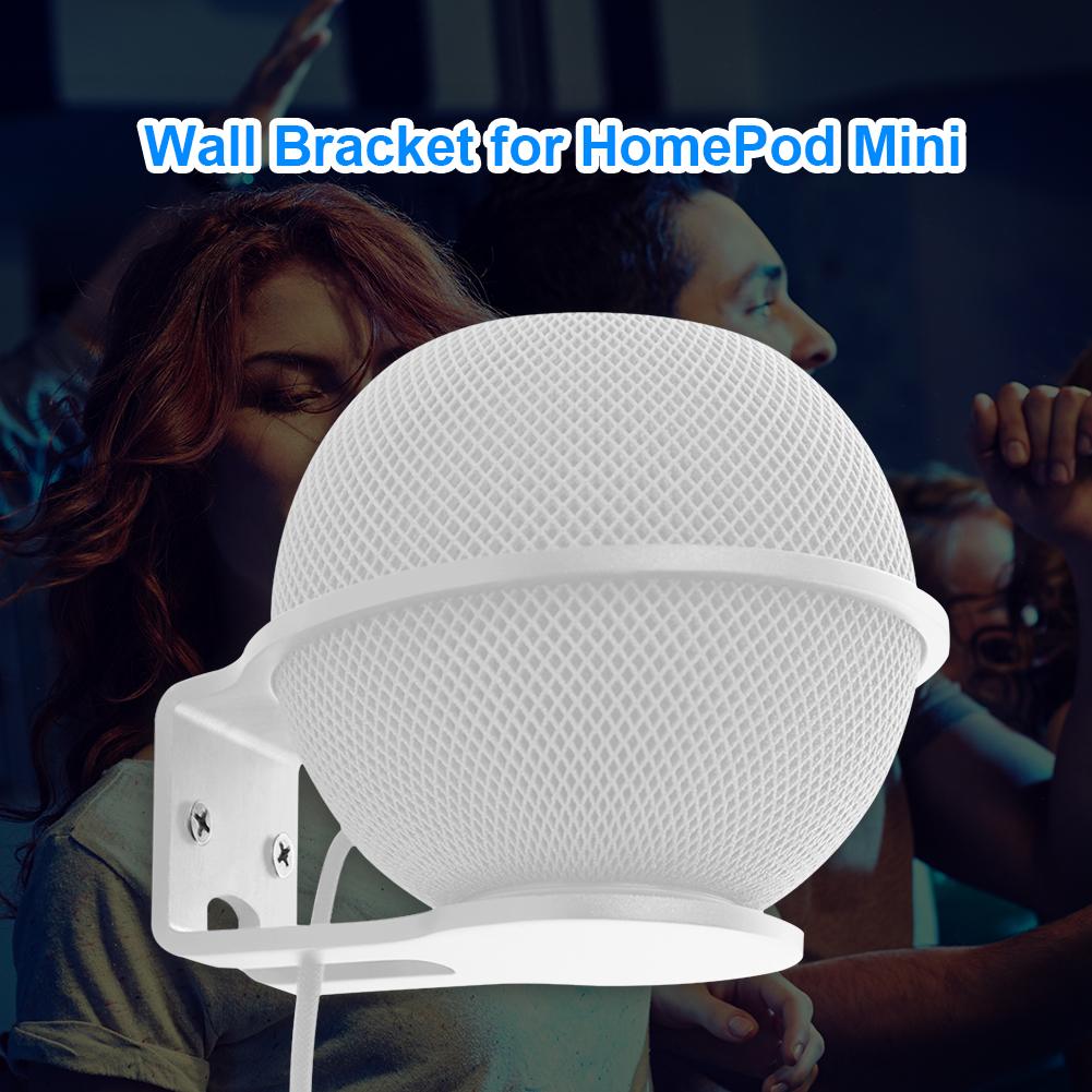 Speaker Wall Mount Metal Holder Bracket Smart Speaker Sturdy Metal Mount Stand Holder for Apple HomePod Mini Accessories