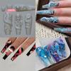 1Pc 3D Silicone Mold for DIY Nail Art Bunny Strawberry Ocean Octopus Cartoon Rabbit Flower Transparent Manicure Design Tool