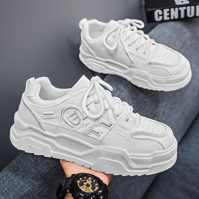 Four Seasons Men's Shoes Platform Casual Sneakers Platform Daddy Shoes