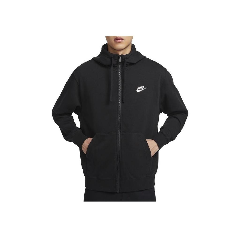 Nike Sportswear Club Hooded Casual Long Sleeve Jacket Men Jackets Black HV1064-010