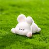 6pcs Cartoon Animal Desk Ornaments Resins Decorative Miniature Figurines Accessories for Kids Room and Living Room Table