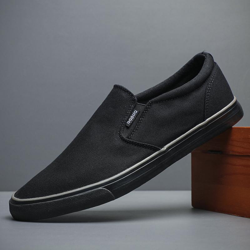 Fashion Men Canvas Shoes Spring Fashion Korean Trend Man Vulcanized Shoes Lace-up White Casual Shoes Men Sneakers Tenis Masculino BM-007