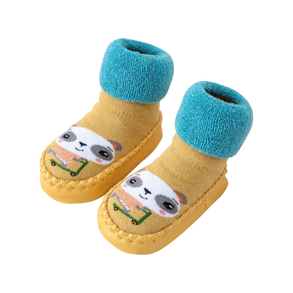 Newborn Baby Socks Shoes And Socks Non-slip Baby Class A Thickened Medium Cotton Socks 0-3 Years Old Toddler Floor Socks