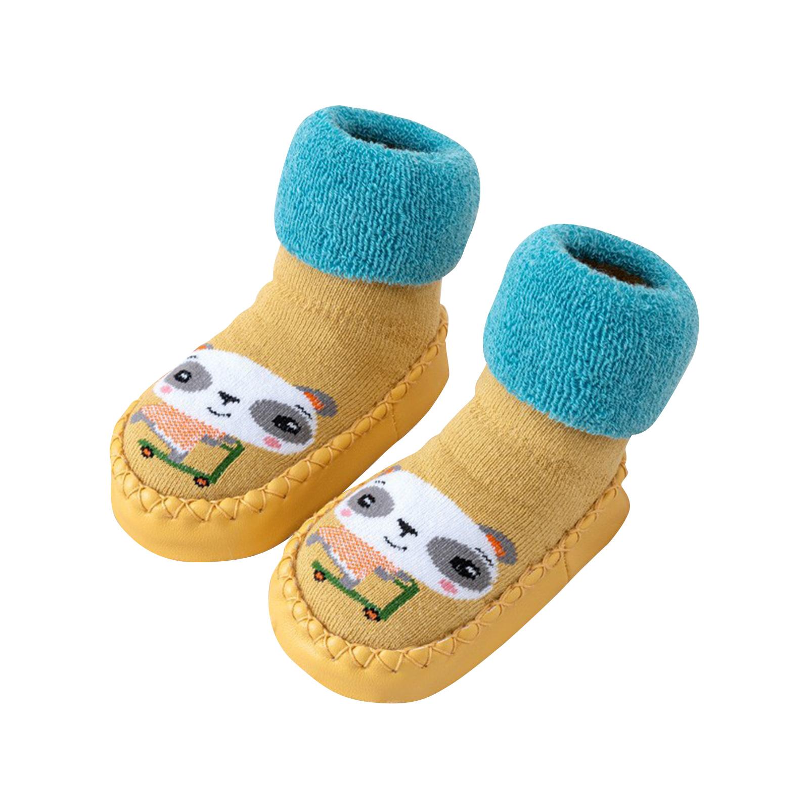 

Новорожденные детские носки обувь и носки нескользящие детские класс А утолщенные средние хлопковые носки 0-3 года носки для пола для малышей 11