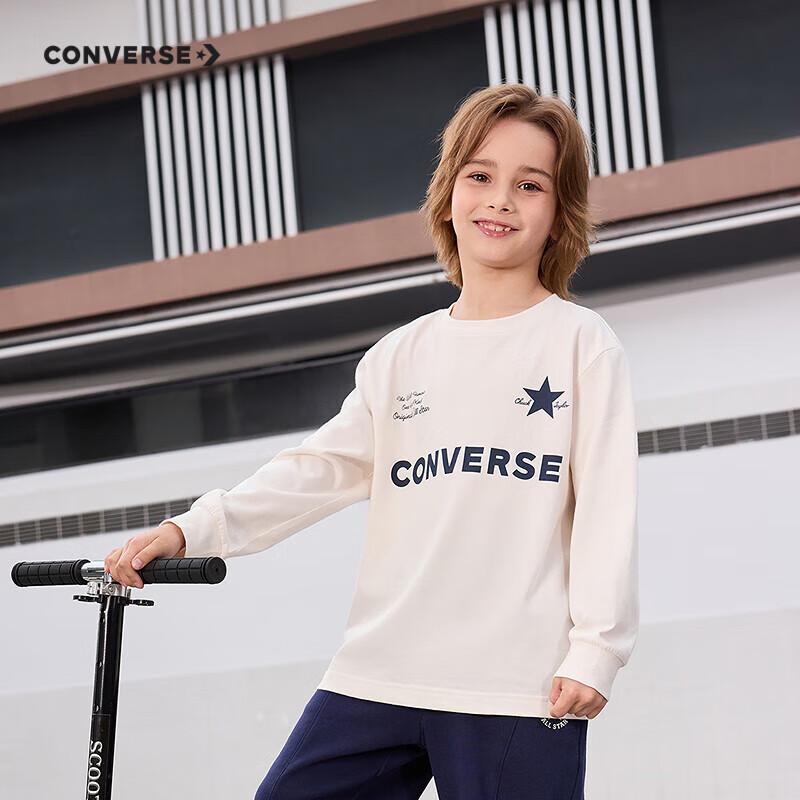 Converse Kids  Pure Cotton Long Sleeve T-Shirt S