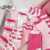 Non Slip Bedtime Socks 1 Pair Women Fuzzy for Valentine's Day, Warm Fluffy Coral Fleece Winter Slipper Socks, Fall Thick Sleeping Gift Holiday House