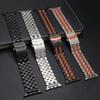 Stainless Steel Metal Bracelet for Apple Watch Band Ultra 2 49mm 10 46mm Luxury Business Strap for Series 9 8 7 6 5 4 45mm 44mm