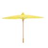 White Blank Paper Umbrella Decor Props for Kids   Hand Painting(Yellow)