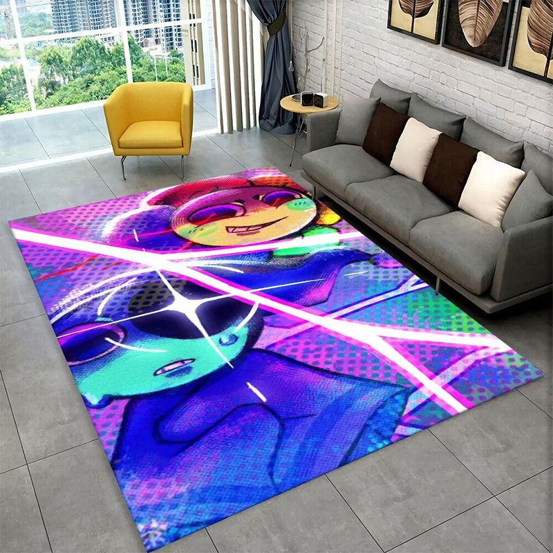 Game Dandy World Cartoon Non-Slip Area Rug for Living Room,Bedroom,Playroom,Soft Carpet Floor Mat Home Decor Rug Kids Room