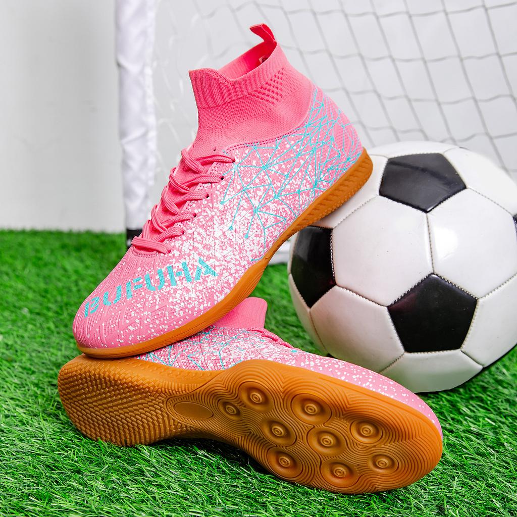 Football Shoes Adult Football Shoes Male and Female Students Flat-bottomed Game Indoor and Outdoor Sports TF Training Shoes Manufacturer
