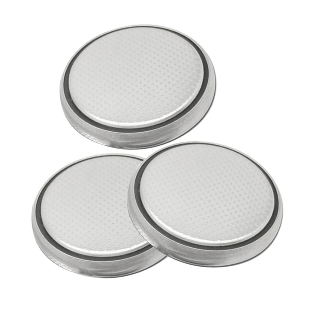 3Pcs Long Use LIR2016 Rechargeable Button Cell Batteries Reusable 3.6V 18mAh Button Battery for Small Electronics