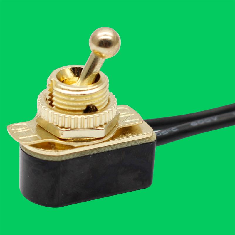 1Pcs ON-OFF Function Replacement Button Switch for TOGGLE Switch Rocker Switch 2 Pin 2 Position Metal Base Easy Installation