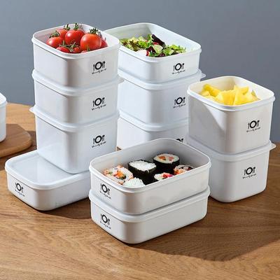 Food Containers With Lids Meal Prep Container Airtight Food Storage Lunch Box Refrigerator Fresh-Keeping Box for Kitchen & Home