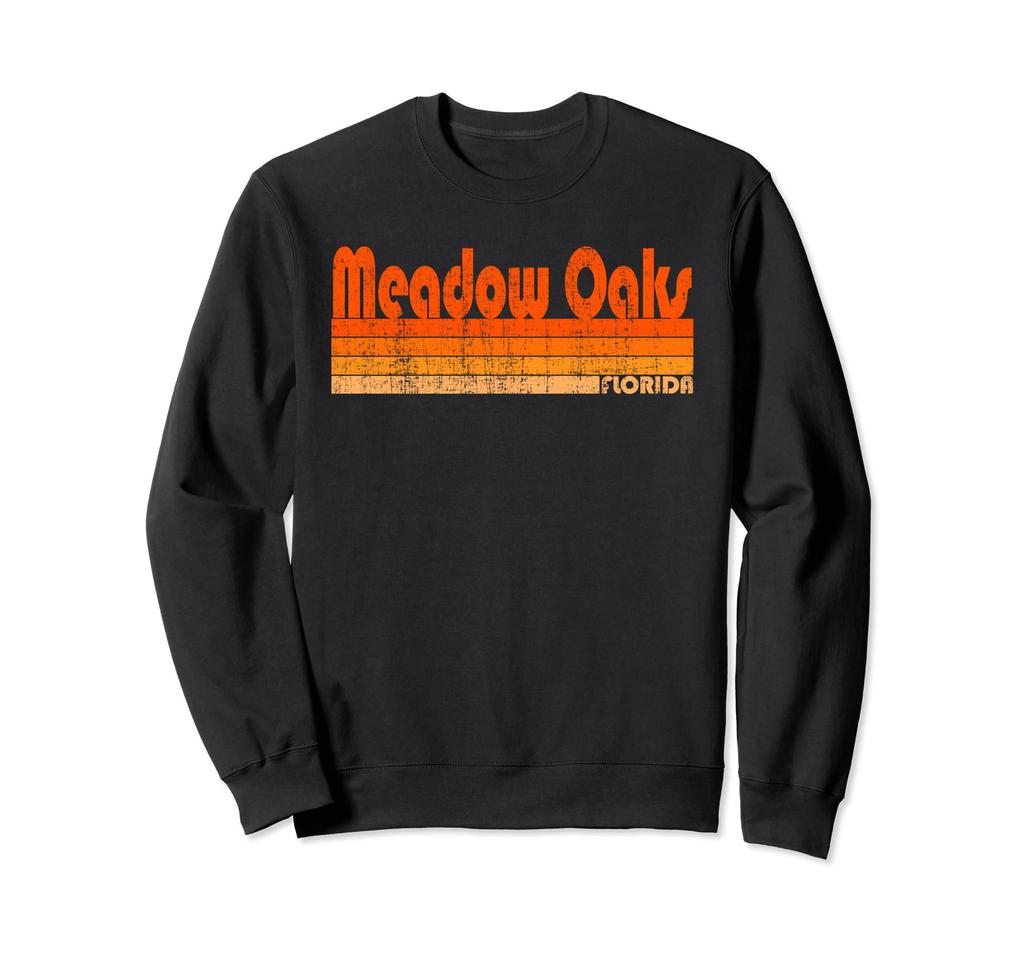 Meadow Oaks Florida Retro 80s Style Sweatshirt