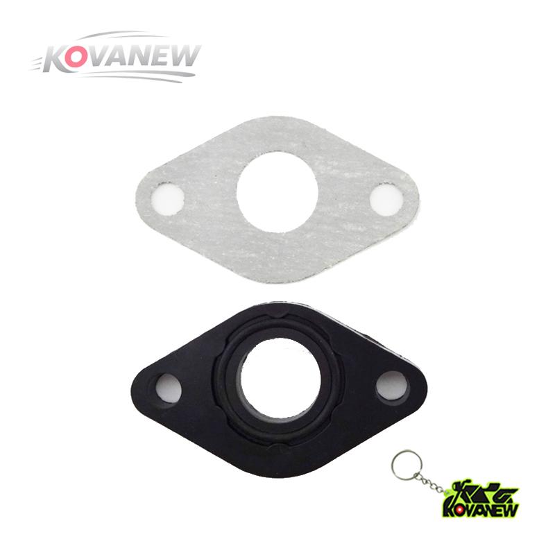 KOVANEW GY6 Intake Gasket For 17mm Carburetor 50cc Moped Scooter ATV Quad Go Kart