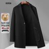 Men's Autumn Winter Mid-Length Wool Double-Faced Overcoat