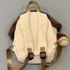 Girls Cartoon Mushroom Backpack Student School Bag Travel Bag Autumn Winter Dolls Bag Plush Backpack