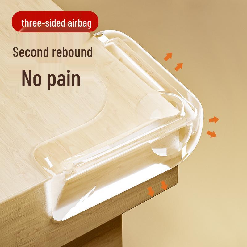 Children's Transparent Corner Protectors: Soft Anti-Bump Wrap for Coffee Table Edges