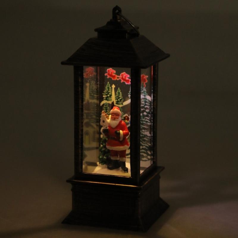 Christmas Retro Lantern Desktop Art Vintage Crafts Office Desktop Decoration