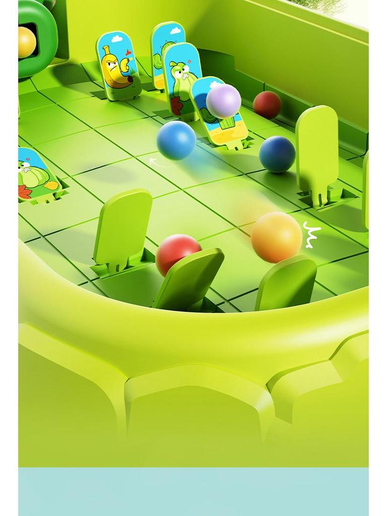 Educational Pinball Battle Game: Double Player Shooter Toy for Kids and Parents