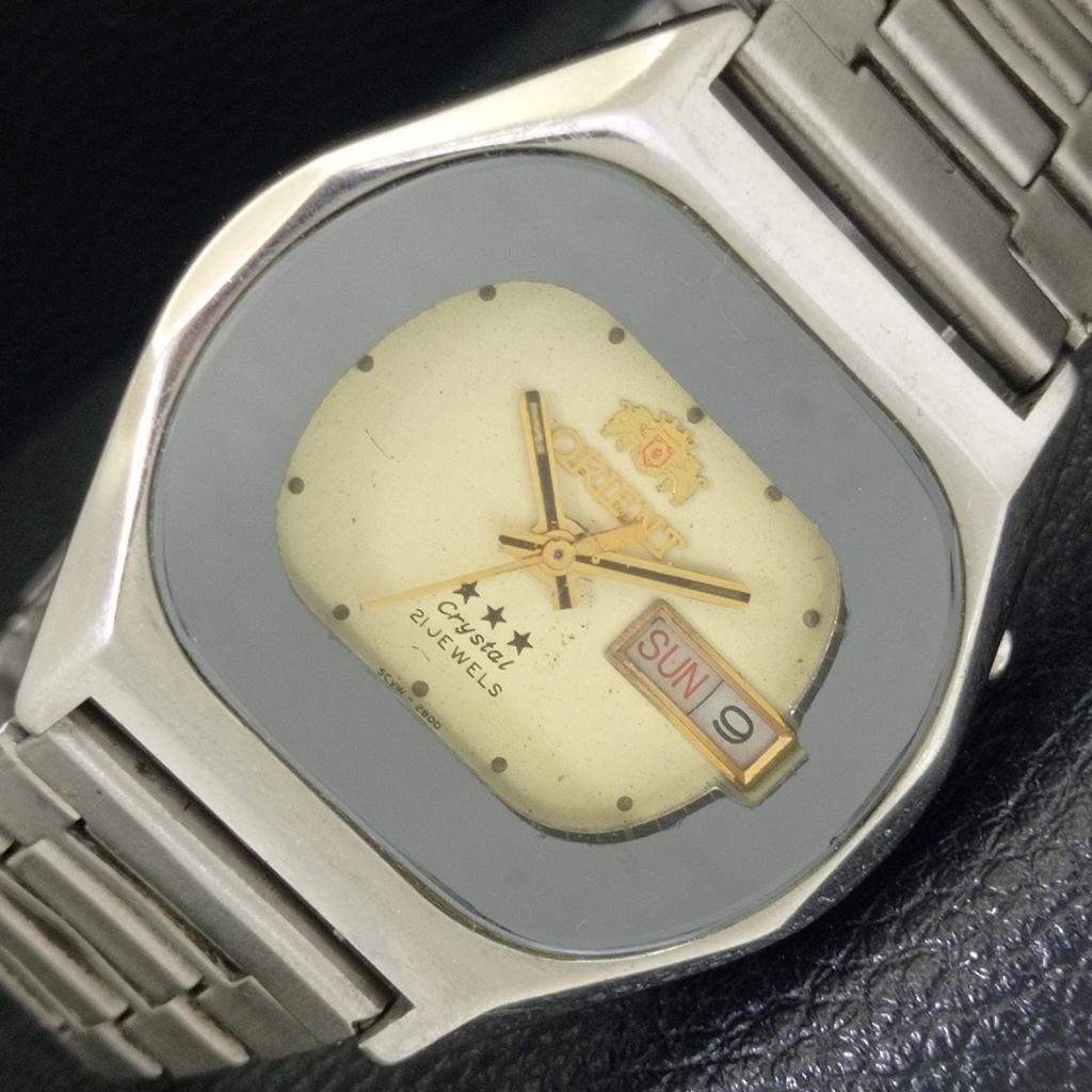 

ВИНТАЖНЫЕ МУЖСКИЕ ЧАСЫ ORIENT AUTOMATIC 46941 ЯПОНИЯ ОРИГИНАЛЬНЫЙ ЦИФЕРБЛАТ a700164-5 R201-a700164