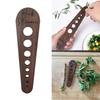 Poröses Design Holzblattwerkzeug mit komfortablem ergonomischem Griff Effizientes Entferngerät für grünes Gemüse