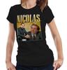 Nicolas Cage T Shirt Semi Fitted Ladies Appreciation Homage Throwback Funny