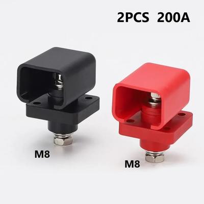 100-300A Battery Terminal Block M8/M6/M10 Adapter DC500V High Current Energy Storage Terminal Battery Connector Cable Terminal