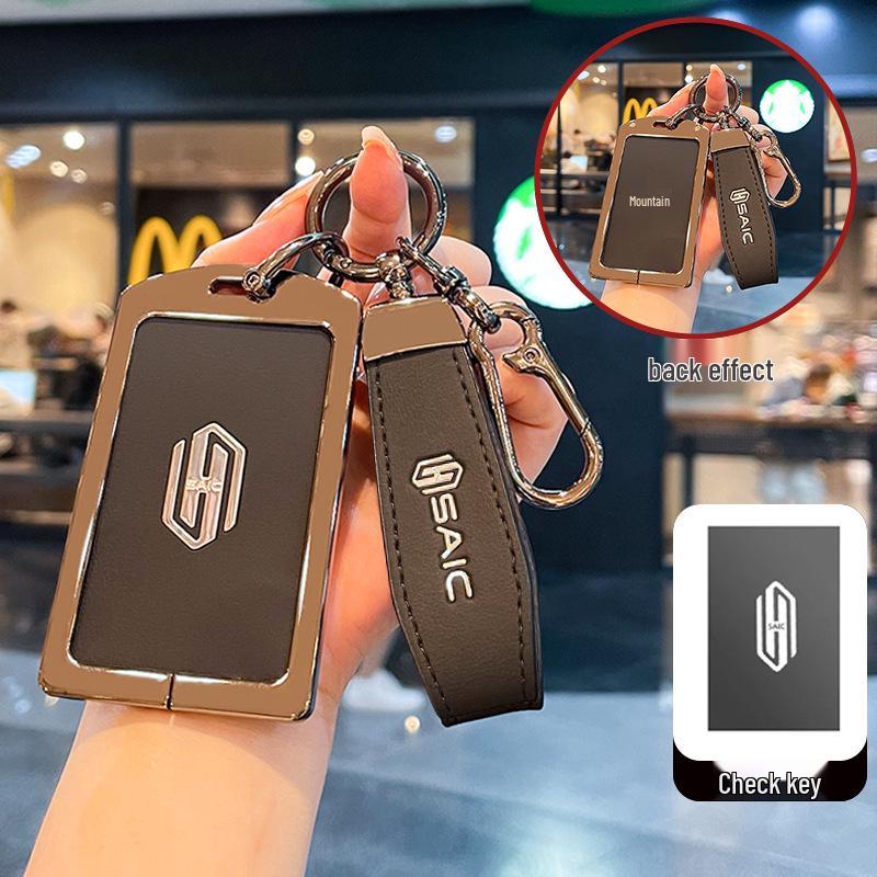 Shangjie H5 Key Case: 25 Models for SAIC Extended Range Pro Pure Electric Max Car, NFC Card Shell with Buckle.