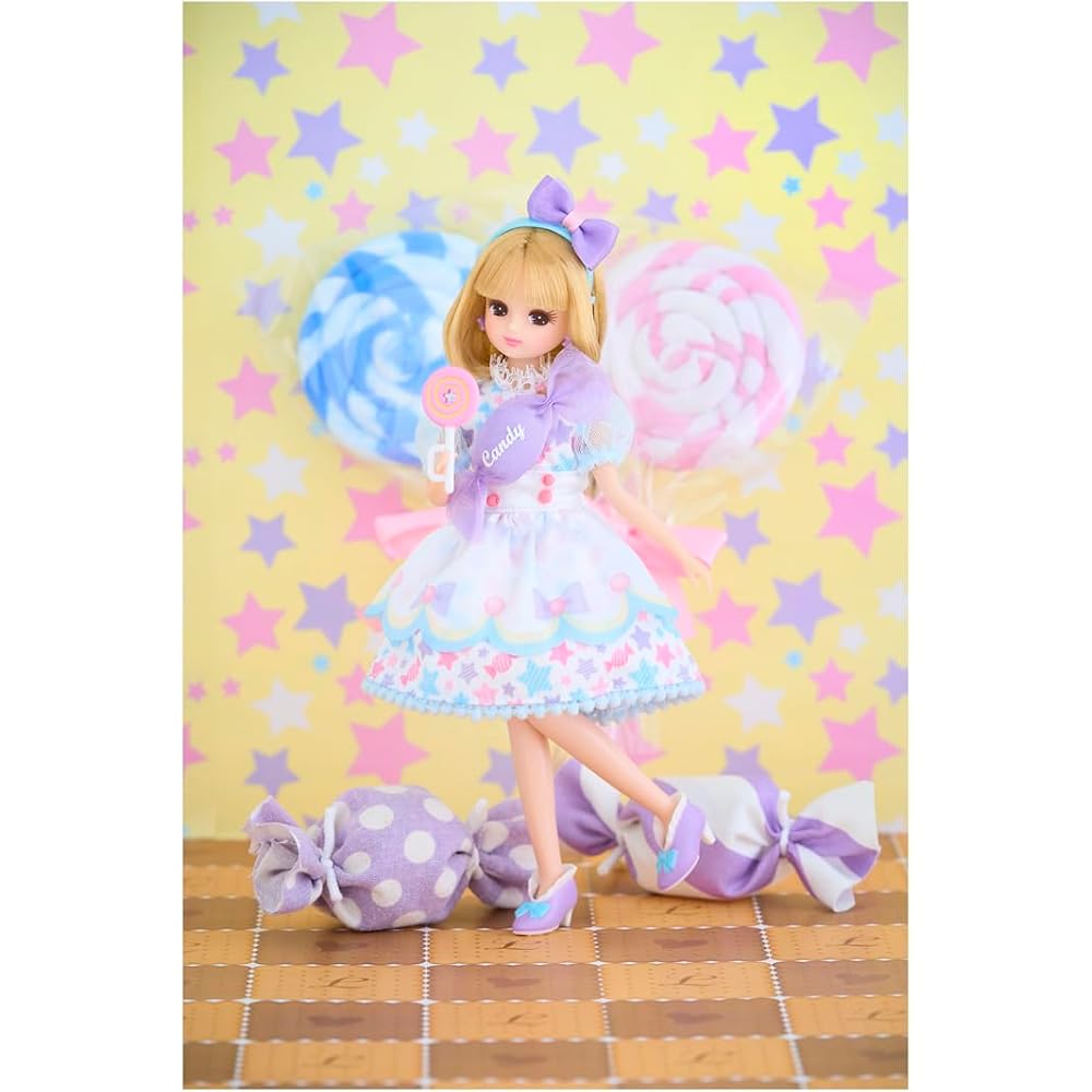 Takara Tomy “Licca-chan Doll LD-09 Sweet Candy” dress-up doll, playhouse toy, age 3 and up