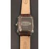 Used FOSSIL Watch Brown Leather Belt Diamond Cut Windshield Ladies New