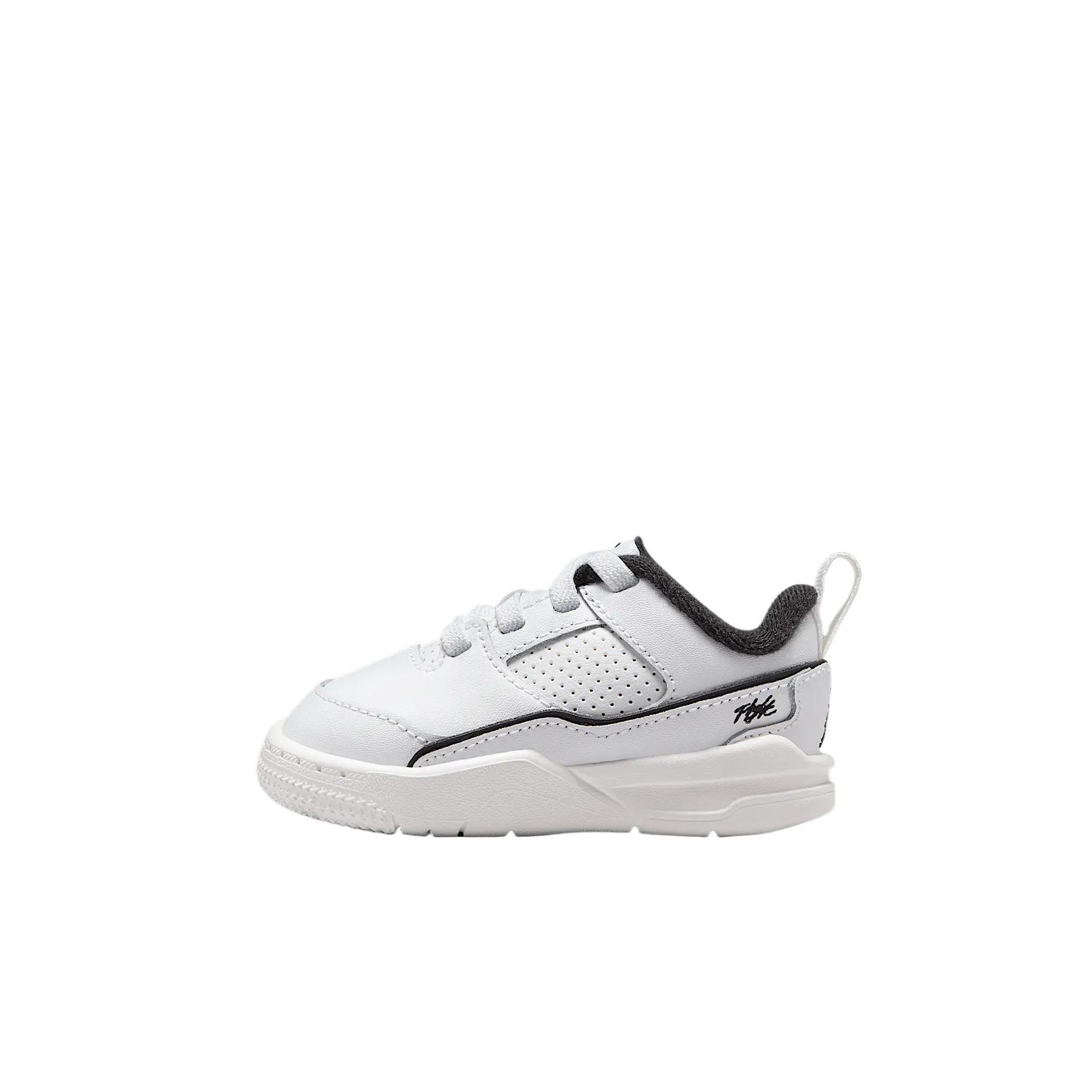 (TD) Air Jordan Flight Court White Sail Black Baby HF3331-100 EU 26