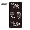 Wedding Henna Stencil Reusable Indian Tattoo Stencils, Mehndi Hand Painting Templates, Bohemian Style DIY Flower Pattern for Body Art, Festival Makeup