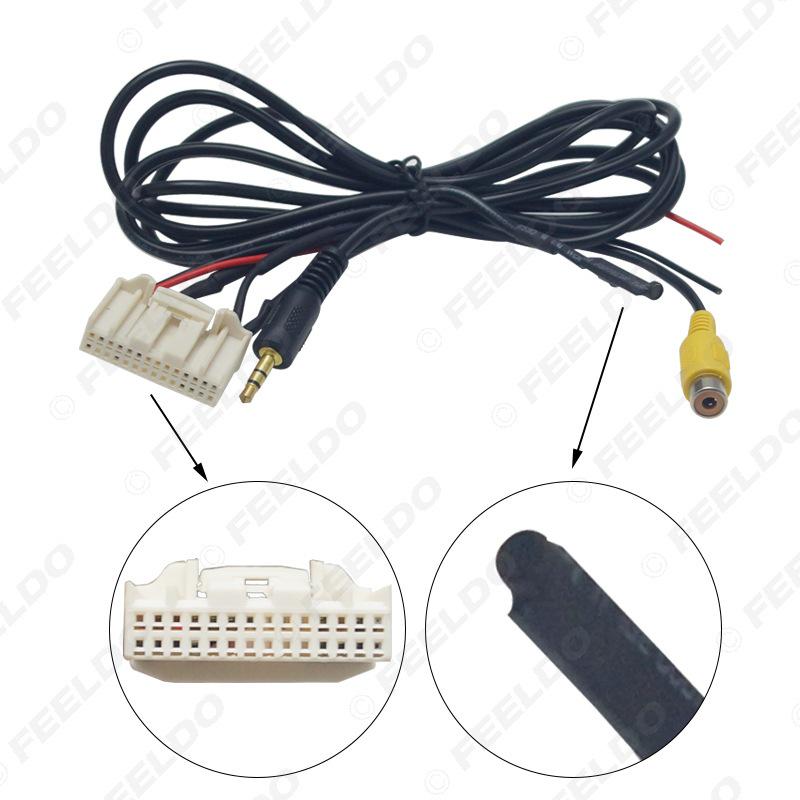 Toyota Bluetooth CD Player Tail Wire with Mic for RAV4, Reiz, Highlander, Corolla, Levin