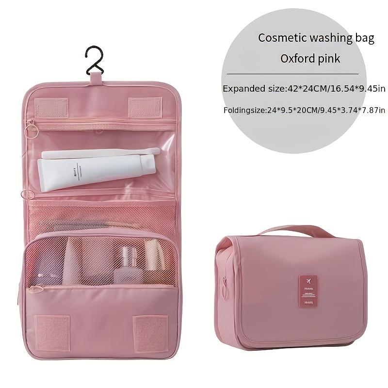 Large Capacity Makeup Bag for Women with a Hook, Portable Travel Organizer. Gift for Dad on Father'S Day