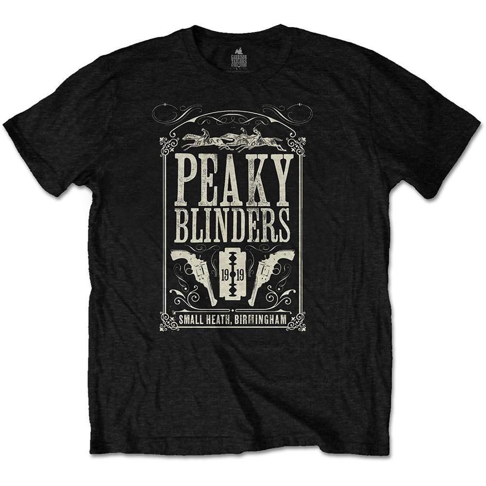 Men s Peaky Blinders Soundtrack Slim Fit T-shirt Large Black L